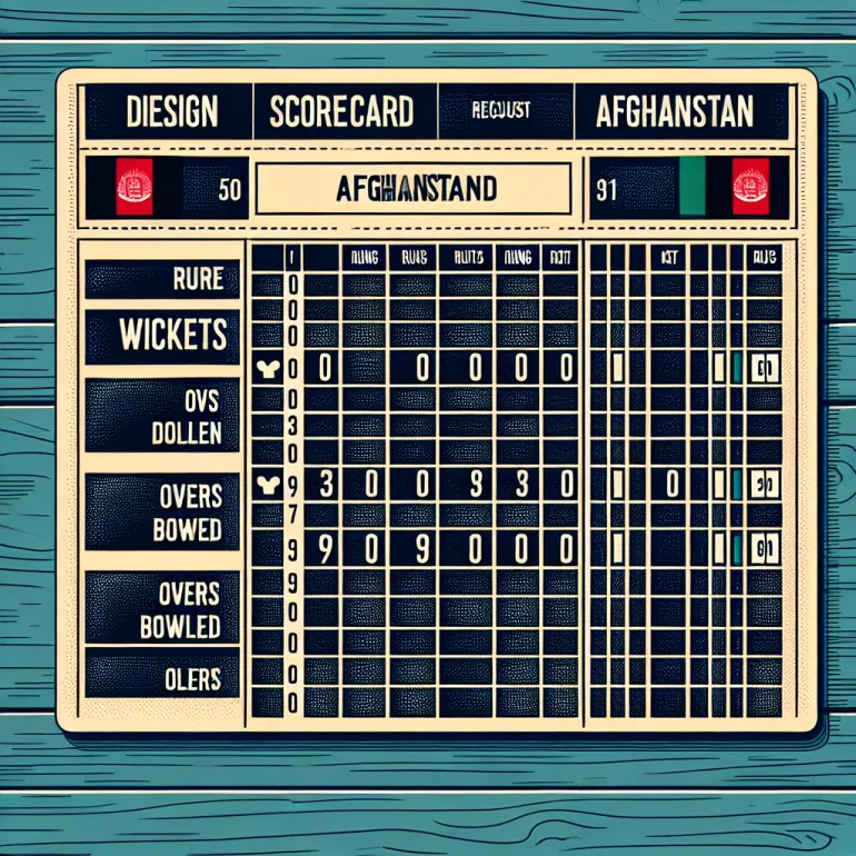 Afg last match scorecard