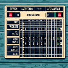 Afg last match scorecard