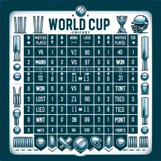 World cup cricket point table