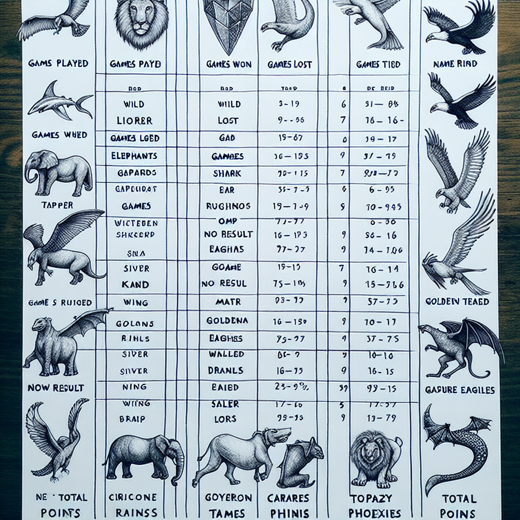 points table cricket world cup