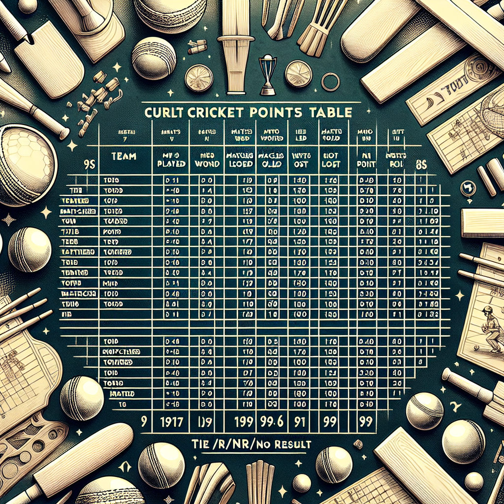 world cup cricket point table